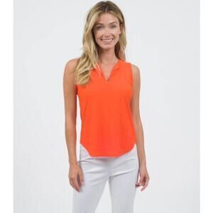Jude Connally Ali Sleeveless Top Women’s M Apricot Orange City Chic Essential